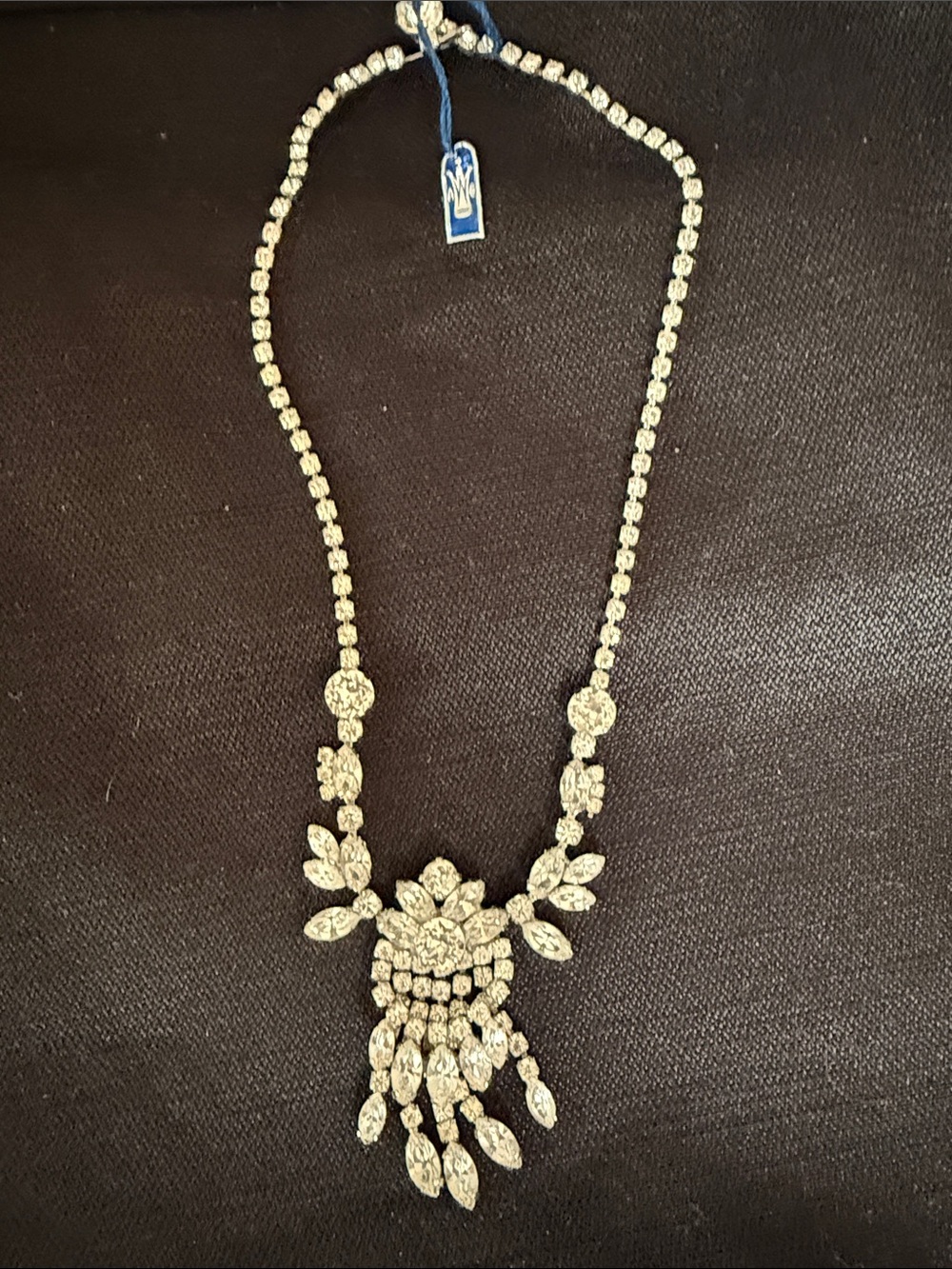 Vintage Albert Weiss Rhinestone Necklace